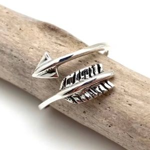 Sterling Silver Arrow Midi Ring Toe Ring